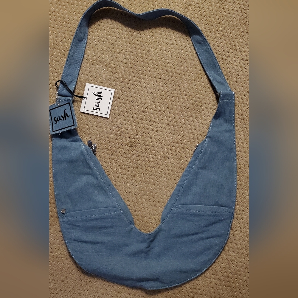 Sash Blue Crossbody Bag